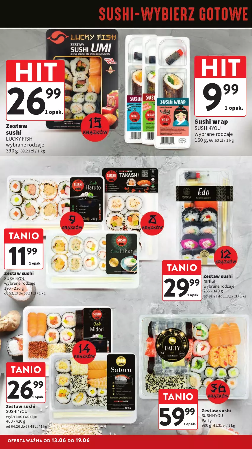 Gazetka promocyjna Intermarche - Gazetka Intermarche - ważna 13.06 do 19.06.2024 - strona 36 - produkty: Sushi