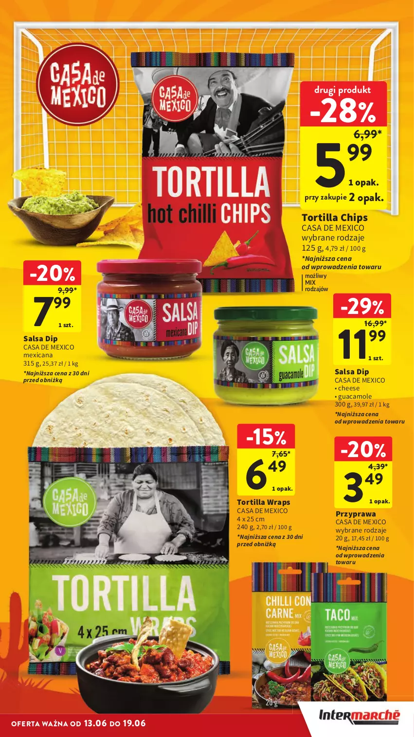 Gazetka promocyjna Intermarche - Gazetka Intermarche - ważna 13.06 do 19.06.2024 - strona 39 - produkty: Amol, Salsa, Tortilla, Tortilla Chips