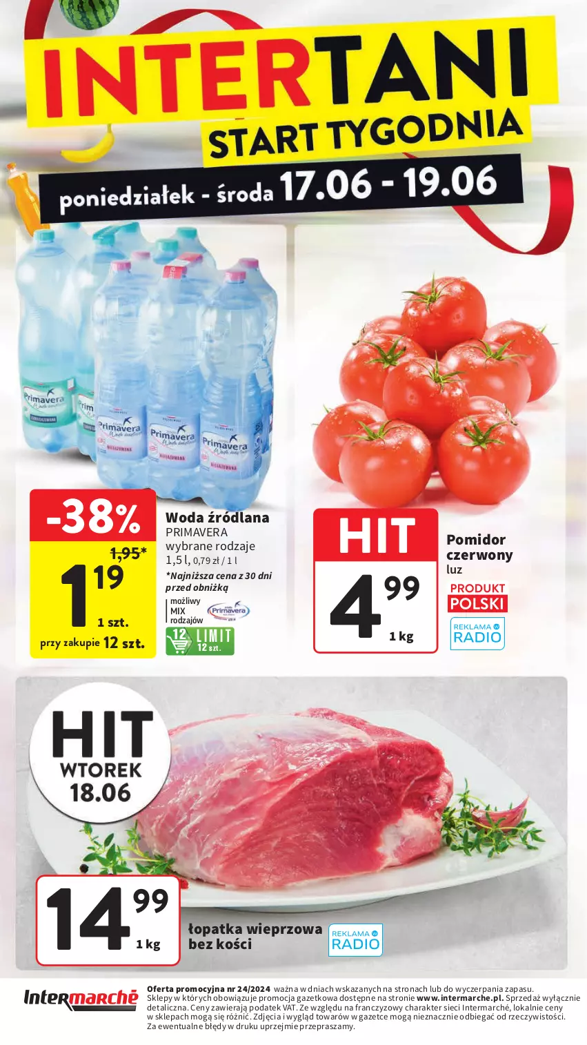 Gazetka promocyjna Intermarche - Gazetka Intermarche - ważna 13.06 do 19.06.2024 - strona 48 - produkty: LANA, Prima, Primavera, Woda