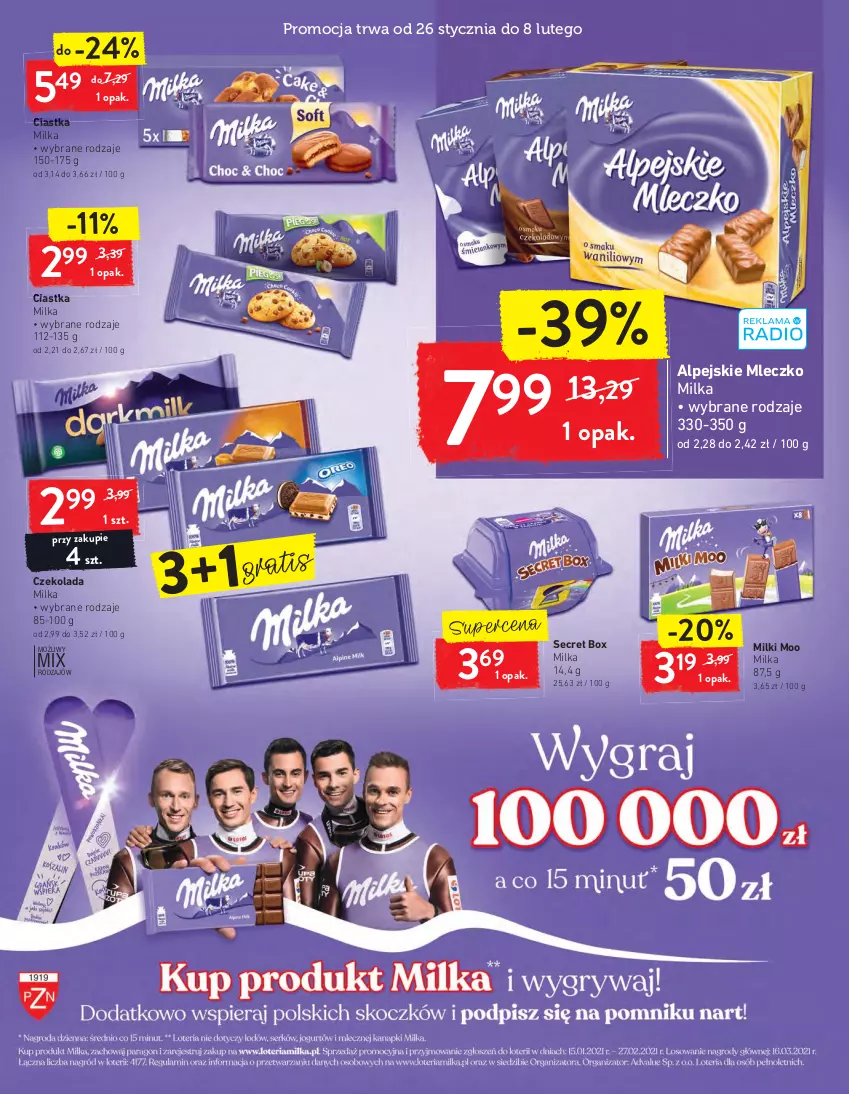 Gazetka promocyjna Intermarche - Maxi Okazje - ważna 26.01 do 01.02.2021 - strona 20 - produkty: Ciastka, Czekolada, Gra, Milka, Mleczko