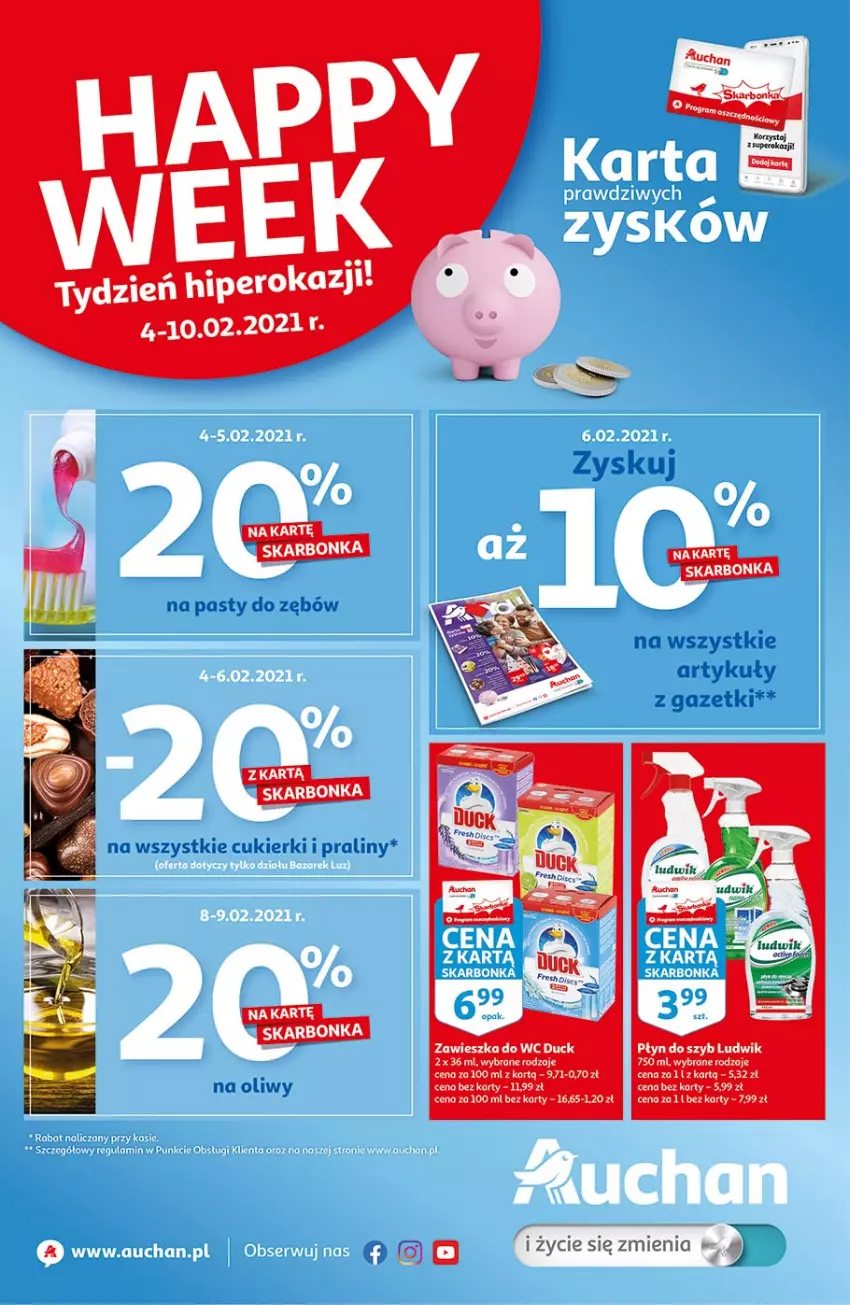 Gazetka promocyjna Auchan - Skarbonka #5 - ważna 04.02 do 10.02.2021 - strona 1