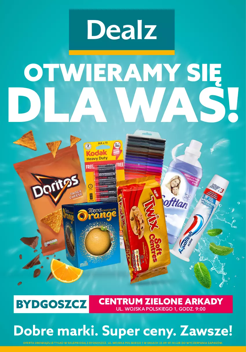 Gazetka promocyjna Dealz - WIELKIE OTWARCIE 20.09.2022 🥳Bydgoszcz, Zielone Arkady - ważna 23.09 do 07.10.2022 - strona 1 - produkty: Rum