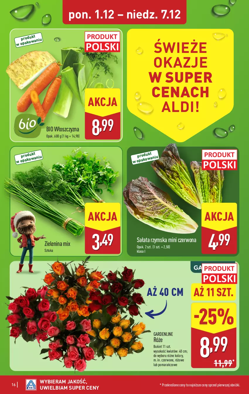 Gazetka promocyjna Aldi - Wykwintne smaki - ważna 04.12 do 07.12.2025 - strona 16 - produkty: Bukiet, Sałat, Sok