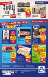 Gazetka promocyjna Aldi - Wykwintne smaki - Gazetka - ważna od 07.12 do 07.12.2025 - strona 18 - produkty: Mandarynki, Rycki Edam, Ser, Por, Klementynki, Kawa ziarnista, Jaja, Lokówka, Mięsne specjały, Kawa, O nas, Panasonic, Baterie alkaliczne, Edam, Biuro, Obrus, Masło