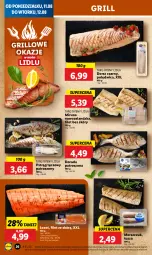 Gazetka promocyjna Lidl - GAZETKA - Gazetka - ważna od 12.08 do 12.08.2025 - strona 28 - produkty: Polędwica, Pstrąg tęczowy, Miruna, Tusz, Pstrąg, Dorsz, Grill
