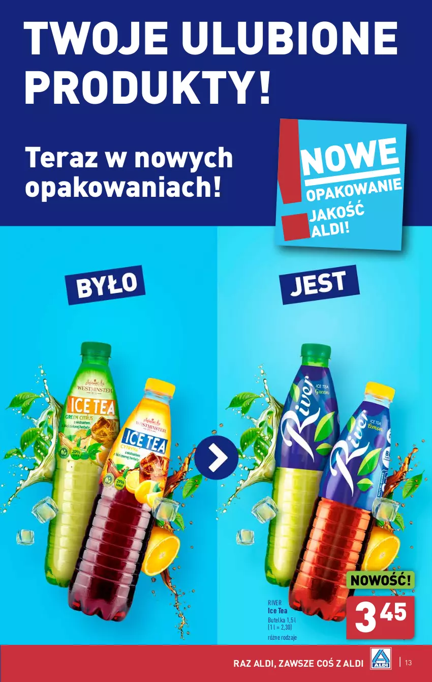 Gazetka promocyjna Aldi - Pełna oferta - ważna 29.07 do 03.08.2024 - strona 13 - produkty: Ice tea, Tera