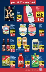 Gazetka promocyjna Aldi - Pełna oferta - Gazetka - ważna od 03.08 do 03.08.2024 - strona 15 - produkty: Majonez, Dawtona, Sos, Sok, Ser, Mus, Kasztelan, Jogurt, Ser Kasztelan, Sos sojowy, Serek, Babuni, Burger, Tymbark, Hochland, Heinz, Kefir, Almette, Knorr, Musztarda, Danie gotowe