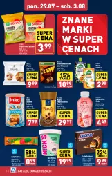 Gazetka promocyjna Aldi - Pełna oferta - Gazetka - ważna od 03.08 do 03.08.2024 - strona 16 - produkty: Tchibo, Kawa rozpuszczalna, Inka, Kawa zbożowa, Müllermilch, Kaktus, Chipsy, Kawa, Dżem, Snickers, Lion, Lody, Sonko, Müller, Danio, Nestlé, Fa