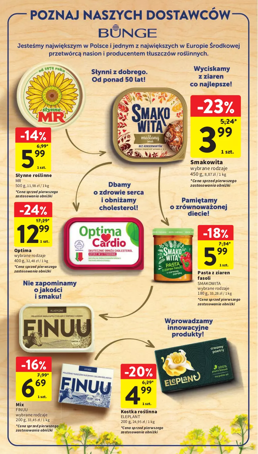 Gazetka promocyjna Intermarche - Gazetka Intermarche - ważna 25.04 do 29.04.2024 - strona 26 - produkty: Fa, Finuu, Optima, Słynne, Smakowita