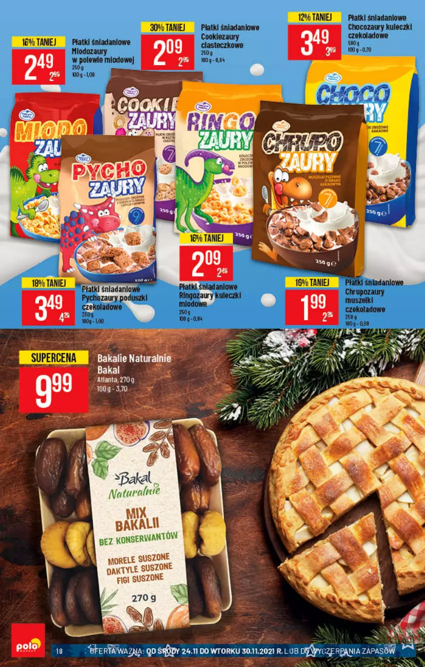 Gazetka promocyjna PoloMarket - Gazetka pomocyjna - ważna 24.11 do 30.11.2021 - strona 18 - produkty: Daktyle, Danio, Mus, Por, Ser