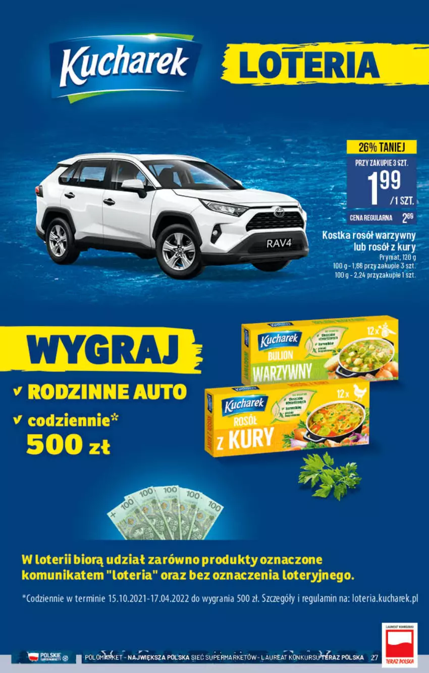 Gazetka promocyjna PoloMarket - Gazetka pomocyjna - ważna 24.11 do 30.11.2021 - strona 27 - produkty: Gra, Kucharek, Prymat, Rosół