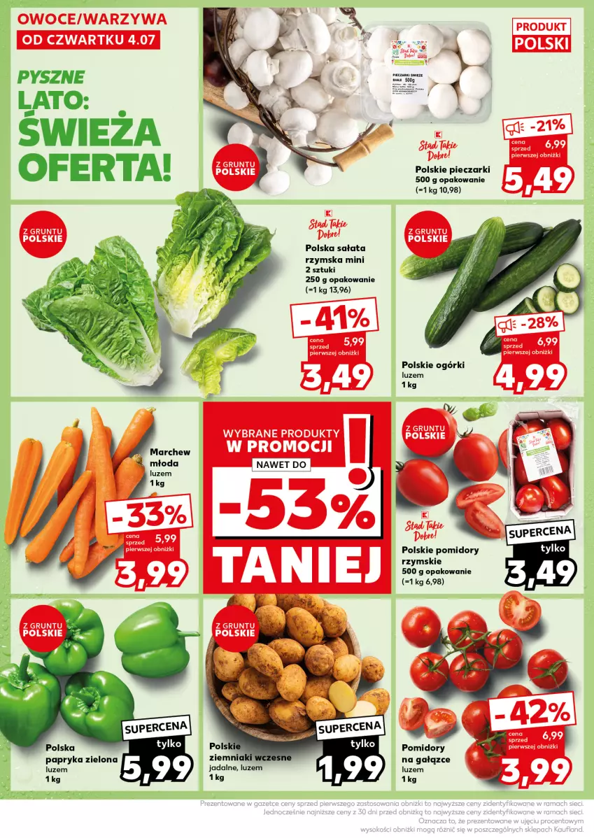 Gazetka promocyjna Kaufland - Kaufland - ważna 08.07 do 10.07.2024 - strona 10 - produkty: Papryka, Piec, Pomidory, Sałat