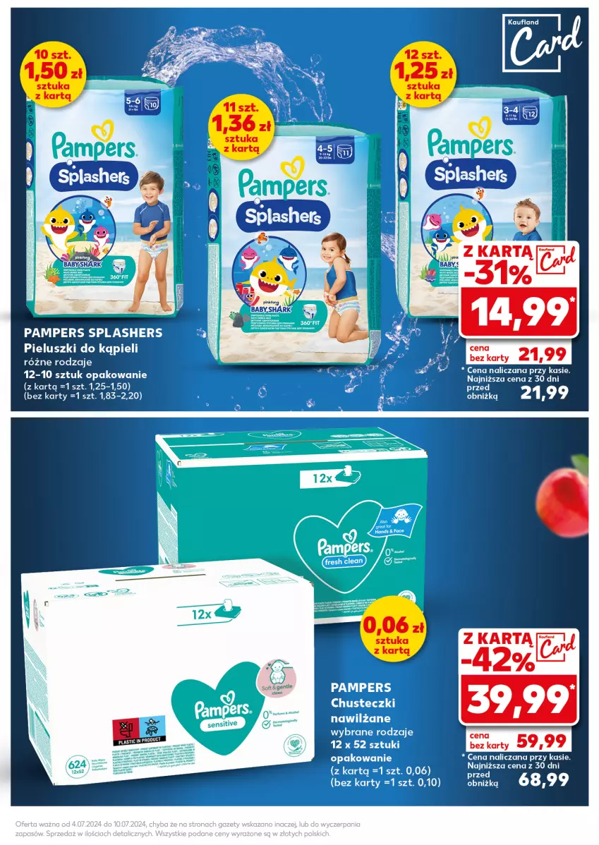 Gazetka promocyjna Kaufland - Kaufland - ważna 08.07 do 10.07.2024 - strona 31 - produkty: Chusteczki, Pampers