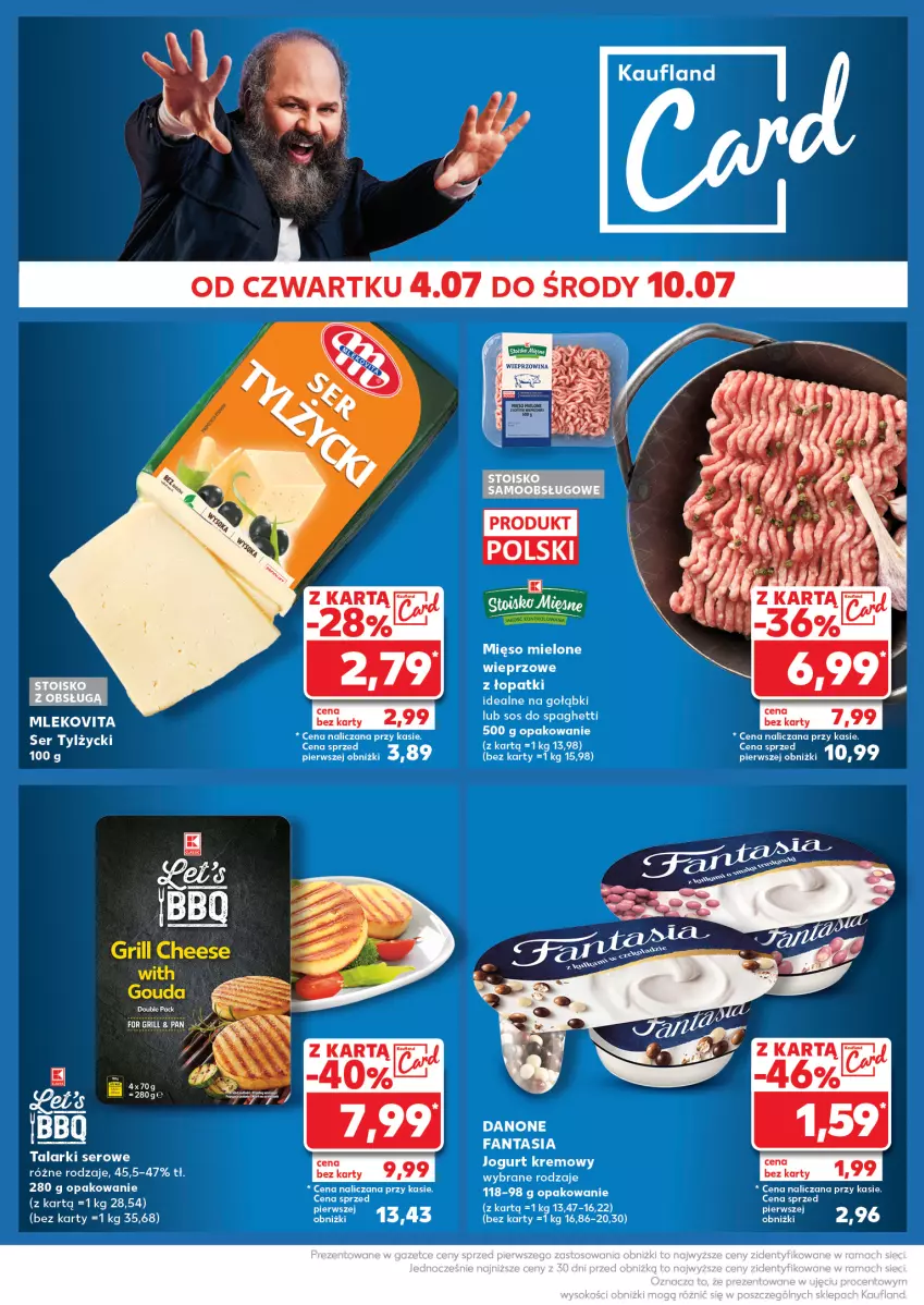 Gazetka promocyjna Kaufland - Kaufland - ważna 08.07 do 10.07.2024 - strona 32 - produkty: Danone, Fa, Fanta, Gouda, Grill, Jogurt, Mięso, Mięso mielone, Mleko, Mlekovita, Ser, Ser tylżycki, Sos