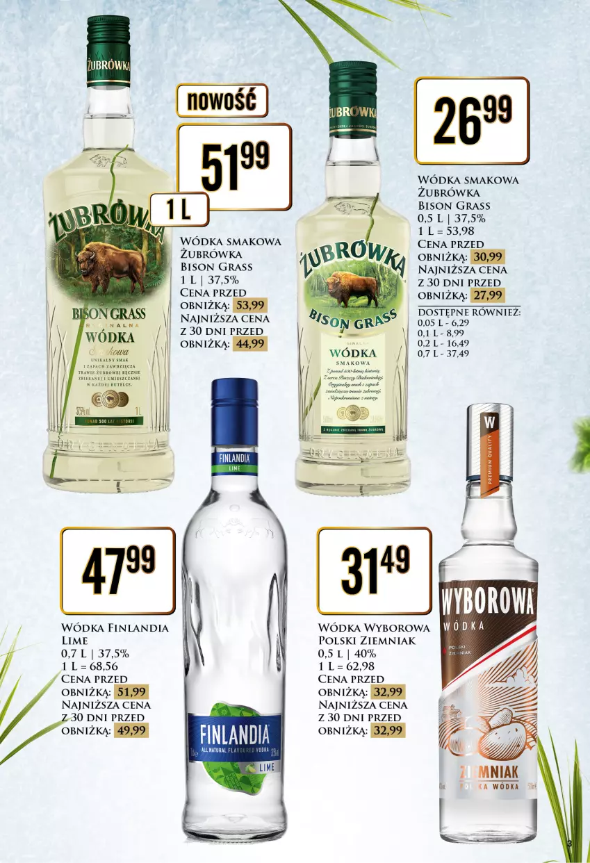 Gazetka promocyjna Dino - Katalog alkoholowy / marzec 2024 - ważna 25.03 do 30.03.2024 - strona 3 - produkty: Finlandia, Gra, Wódka, Wyborowa