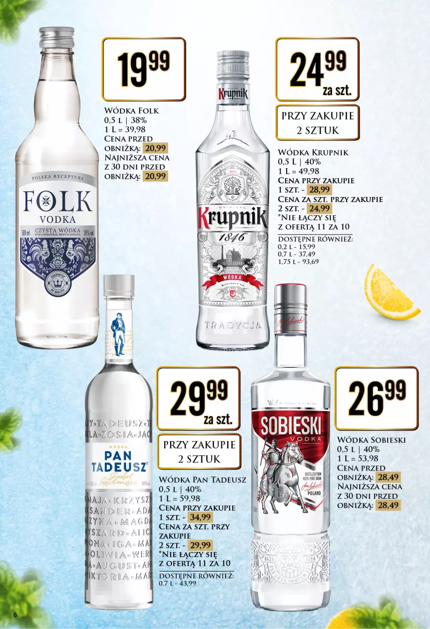 Gazetka promocyjna Dino - Katalog alkoholowy / marzec 2024 - ważna 25.03 do 30.03.2024 - strona 6 - produkty: Krupnik, Wódka