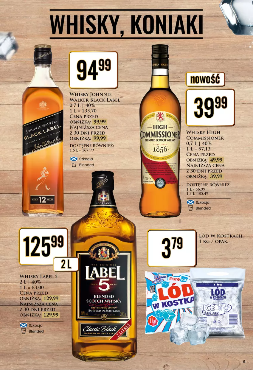 Gazetka promocyjna Dino - Katalog alkoholowy / marzec 2024 - ważna 25.03 do 30.03.2024 - strona 9 - produkty: Johnnie Walker, Koc, Lack, Whisky