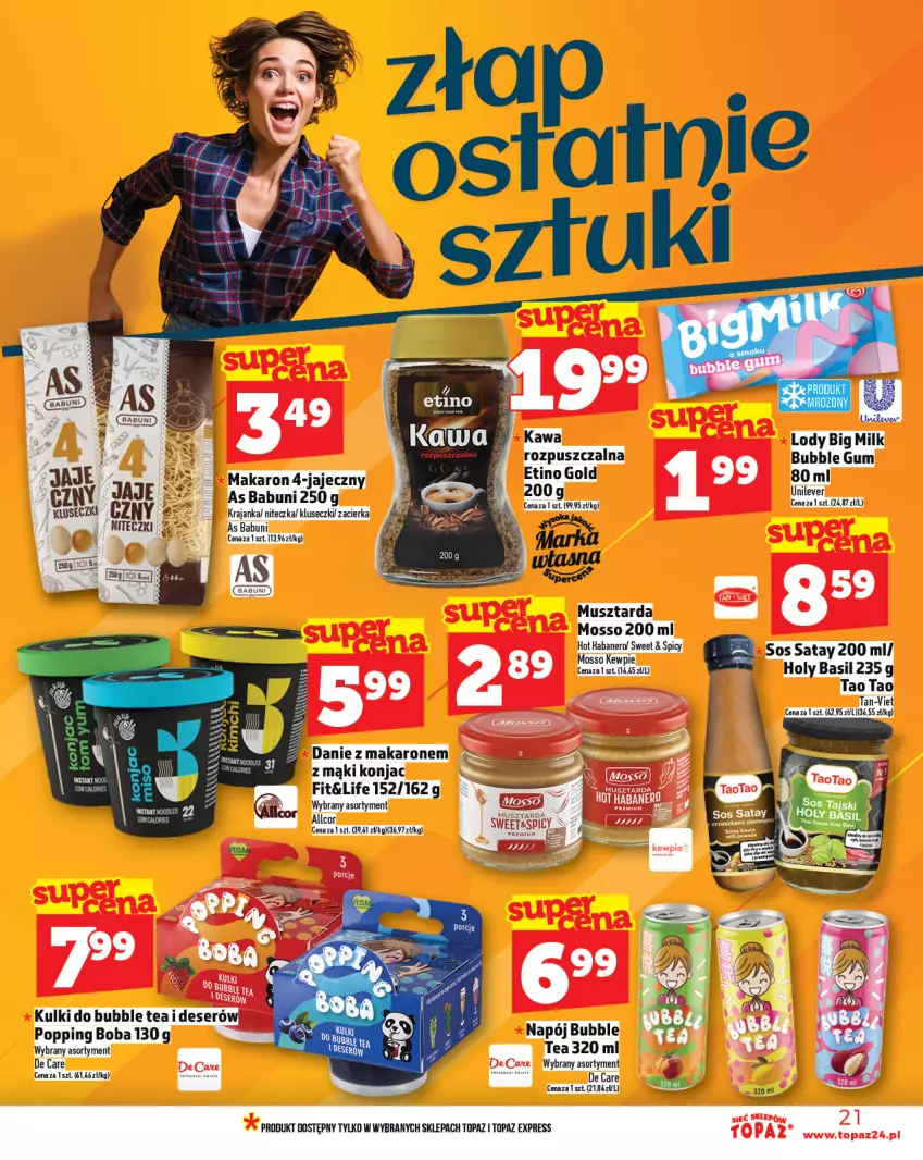 Gazetka promocyjna Topaz - Gazetka - ważna 17.07 do 23.07.2025 - strona 21 - produkty: Top