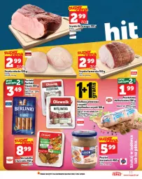 Gazetka promocyjna Topaz - Gazetka - Gazetka - ważna od 23.07 do 23.07.2025 - strona 11 - produkty: Kurczak, Krakus, Top, Sok, Sokołów, Parówki, Pasztet, Szynka, Skrzydełka z kurczaka, Morliny, Kiełbasa, Berlinki