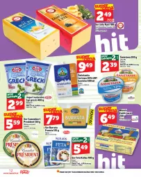 Gazetka promocyjna Topaz - Gazetka - Gazetka - ważna od 23.07 do 23.07.2025 - strona 12 - produkty: Jogurt naturalny, Top, Ser, Piątnica, Jogurt, Burrata, Mlekovita, Camembert, Feta, Mleko