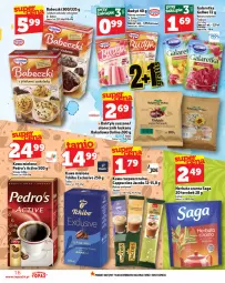 Gazetka promocyjna Topaz - Gazetka - Gazetka - ważna od 23.07 do 23.07.2025 - strona 16 - produkty: Tchibo, Kawa rozpuszczalna, Top, Saga, Kawa mielona, Kawa, Herbata czarna, Daktyle, Dr. Oetker, Lipton, Galaretka, Cappuccino, Jacobs, Herbata, Gala, Babeczki, Fa