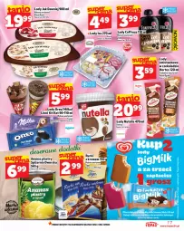 Gazetka promocyjna Topaz - Gazetka - Gazetka - ważna od 23.07 do 23.07.2025 - strona 17 - produkty: Kit Kat, Nutella, Top, Zott, Big Milk, Ananas, Lion, Lody, Rurki, Ferrero, Oreo, Ogród, Milka, Hortex