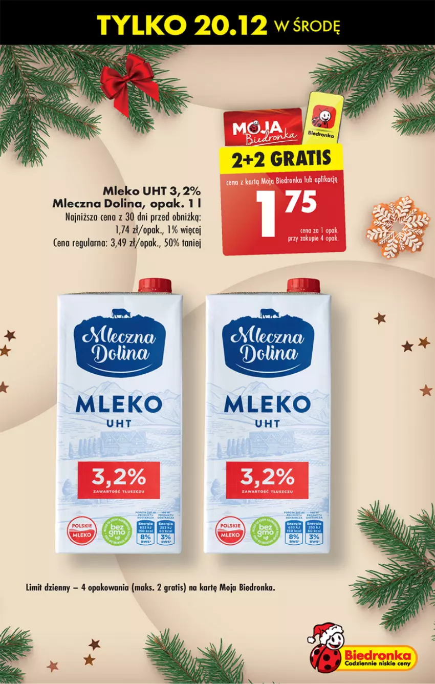 Gazetka promocyjna Biedronka - Od poniedzialku - ważna 18.12 do 23.12.2023 - strona 3 - produkty: Fa, Gra, Mleko