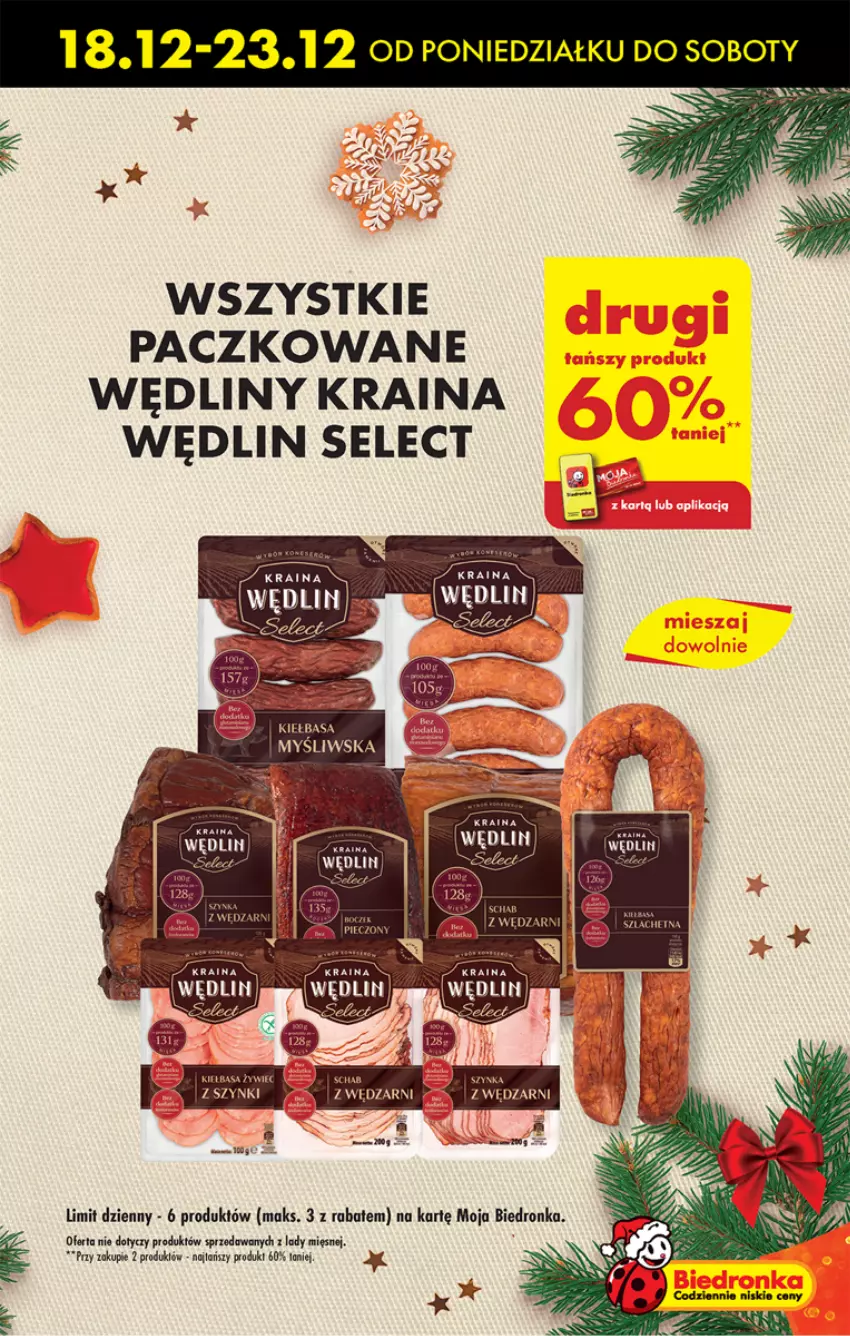 Gazetka promocyjna Biedronka - Od poniedzialku - ważna 18.12 do 23.12.2023 - strona 5 - produkty: Kiełbasa