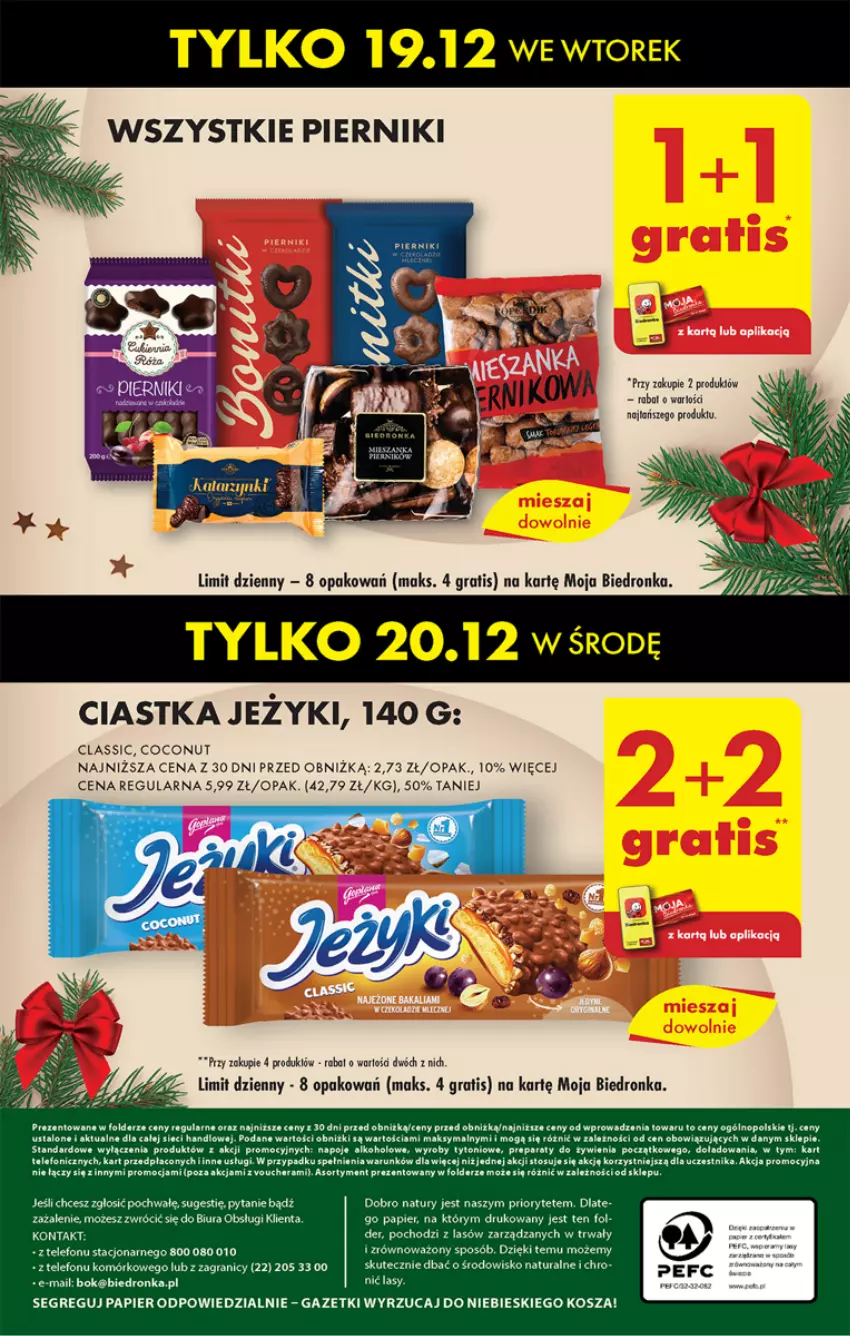 Gazetka promocyjna Biedronka - Od poniedzialku - ważna 18.12 do 23.12.2023 - strona 60 - produkty: Ciastka, Dron, Fa, Gra, Jeżyki, Kosz, Napoje, Papier, Telefon