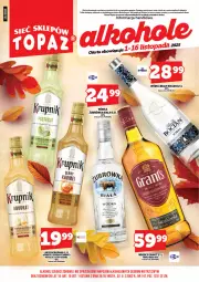 Gazetka promocyjna Topaz - Gazetka - Gazetka - ważna od 16.11 do 16.11.2025 - strona 3 - produkty: Biały Bocian, Top, Wódka, Krupnik, Likier