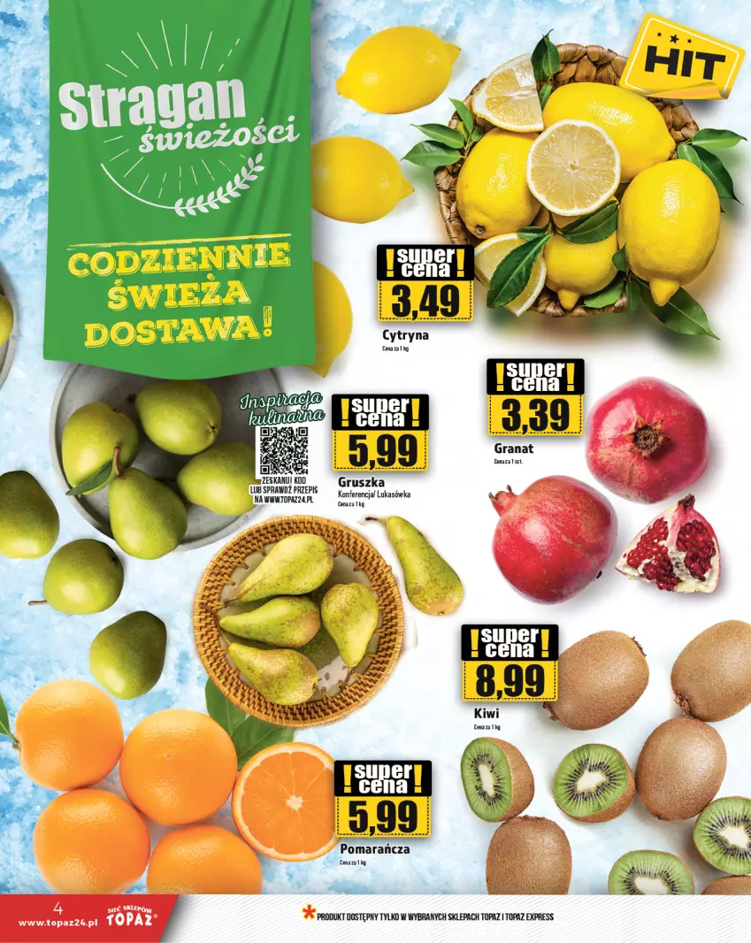 Gazetka promocyjna Topaz - Gazetka - ważna 04.01 do 10.01.2024 - strona 4 - produkty: Top