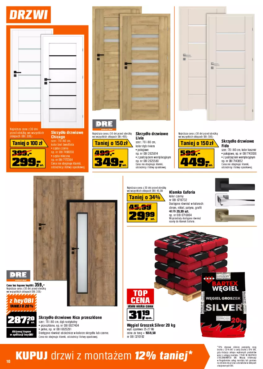 Gazetka promocyjna Obi - Gazetka OBI - ważna 28.01 do 17.02.2026 - strona 10 - produkty: Drzwi, Drzwi zewnętrzne, Gra, Groszek, Klamka, Lakier, Rust, Skrzydło drzwiowe, Sok, Telefon, Top