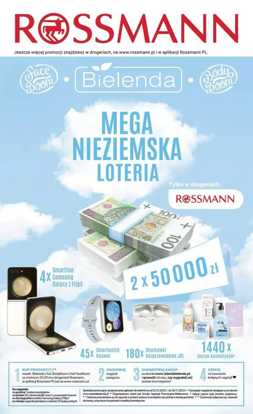 Gazetka promocyjna Rossmann - ważna 03.11 do 15.11.2023 - strona 8 - produkty: Bielenda, Fa, Gin, Gra, Groch, Huawei, Mola, Olej, Słuchawki