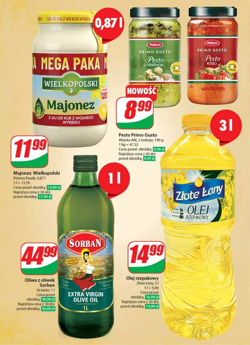 Gazetka promocyjna Dino - Gazetka 19 / 2024 - ważna 08.05 do 14.05.2024 - strona 20 - produkty: Gin, Majonez, Olej, Olej rzepakowy, Oliwa z oliwek, Pesto