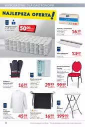 Gazetka promocyjna Makro - [Oferta promocyjna] Artykuły spożywcze i przemysłowe - Gazetka - ważna od 21.02 do 21.02.2022 - strona 22 - produkty: Ser, Papier, Rama, Podgrzewacze, Stół, Rękawica kuchenna, Serwetki, Wełna, Krzesło, Siedzisko, Bluza, Obrus, Fa