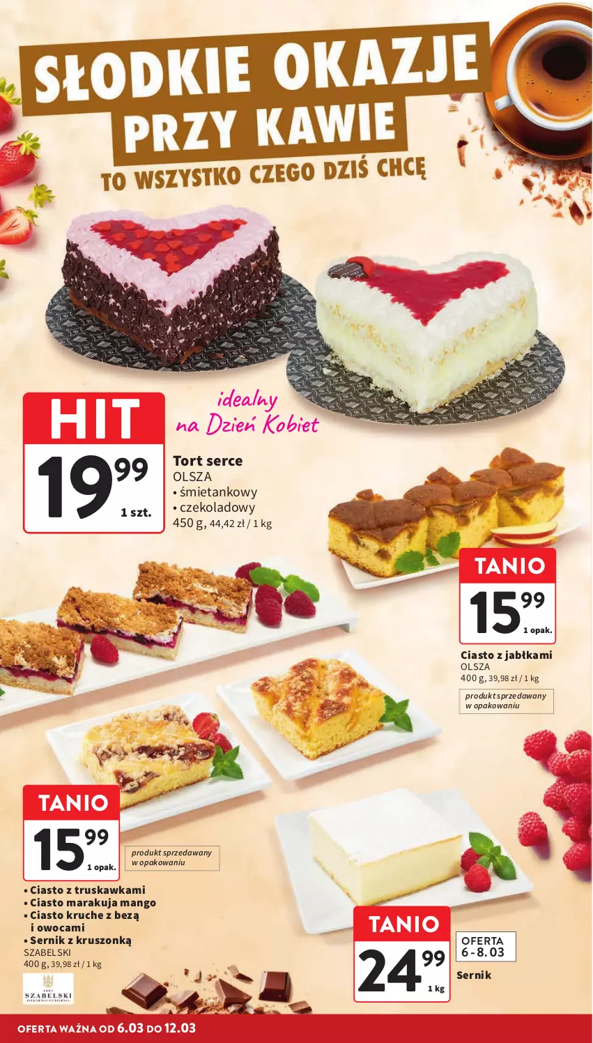 Gazetka promocyjna Intermarche - Gazetka Intermarche - ważna 06.03 do 12.03.2025 - strona 26 - produkty: Ciasto z jabłkami, Jabłka, Mango, Ser