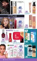 Gazetka promocyjna Super Pharm - Gazetka - Gazetka - ważna od 15.03 do 15.03.2023 - strona 8 - produkty: Makijaż, Sally Hansen, Top, Bell, Maybelline, Rajstopy, Kosmetyki do pielęgnacji, L’Oréal, Max Factor, Garnier, Podkład, Lakier, Fa