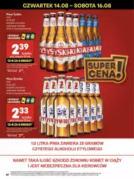 Gazetka promocyjna Delikatesy Centrum - Franczyza DC33 Czwartek - Gazetka - ważna od 20.08 do 20.08.2025 - strona 47 - produkty: Piwa, Piwo, Piec, Rum, Gra, Tyskie, Dron