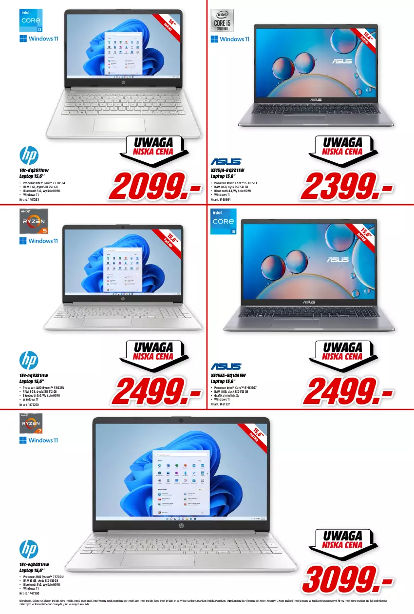 Gazetka promocyjna Media Markt - Gazetka Media Markt - ważna 22.02 do 28.02.2023 - strona 7 - produkty: Gra, Grafika, Intel, Pentium, Por, Procesor, Top