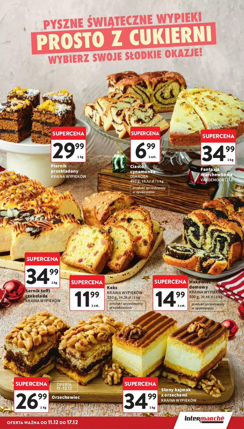 Gazetka promocyjna Intermarche - Gazetka Intermarche - ważna 11.12 do 17.12.2025 - strona 11 - produkty: Czekolada, Fa, Fanta, Makowiec, Piernik, Ser