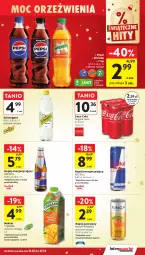 Gazetka promocyjna Intermarche - Gazetka Intermarche - Gazetka - ważna od 17.12 do 17.12.2025 - strona 48 - produkty: Gin, Red Bull, Mirinda, Coca-Cola, Pepsi, Schweppes, Napój gazowany, Tymbark, Napój, Nektar