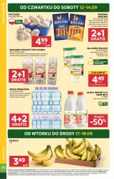 Gazetka promocyjna Stokrotka - Market - Gazetka - ważna od 18.09 do 18.09.2024 - strona 4 - produkty: Piec, Majonez, Banany, Makaron, Warzywa, Por, Gra, Parówki, Primavera, Farm Milk, Prima, Owoce, Woda, Olma, Berlinki, Mięso, Mleko, Fa