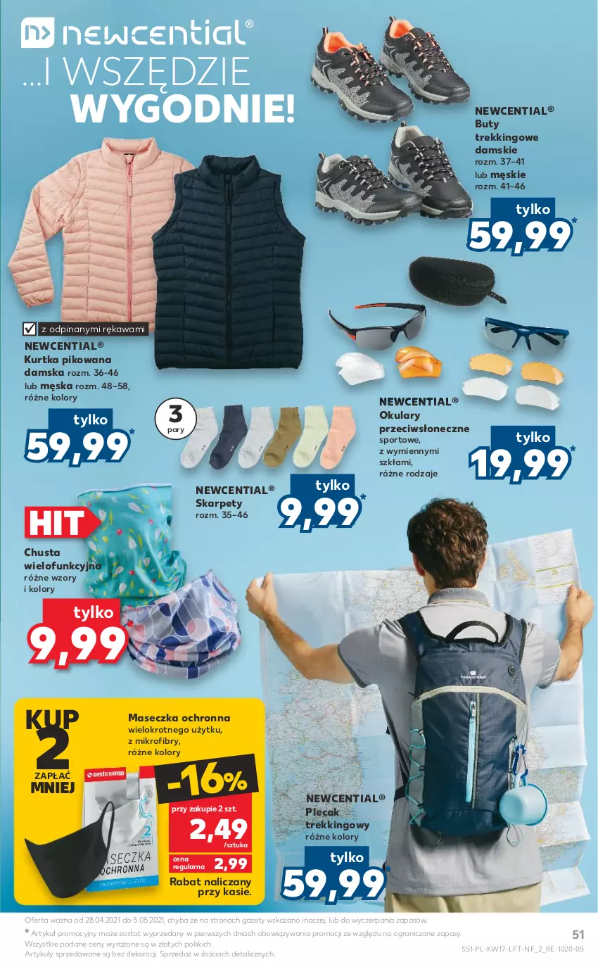 Gazetka promocyjna Kaufland - OFERTA TYGODNIA - ważna 28.04 do 05.05.2021 - strona 51 - produkty: Buty, Chusta, Gra, Karp, Kawa, Kurtka, Plecak, Por, Sport