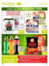 Gazetka promocyjna Carrefour - Gazetka Express - Gazetka - ważna od 07.06 do 07.06.2021 - strona 2 - produkty: Piwa, Piwo, Gra, Kasztelan, Jogurt, Chipsy, Müller, Lay’s, Napój, Müller Mix