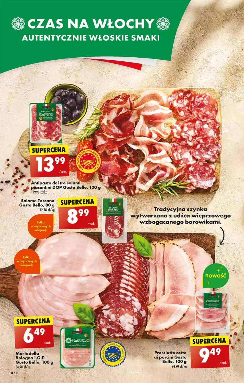 Gazetka promocyjna Biedronka - Od czwartku - ważna 07.09 do 13.09.2023 - strona 30 - produkty: Bell, Dell, Mortadella, Por, Szynka