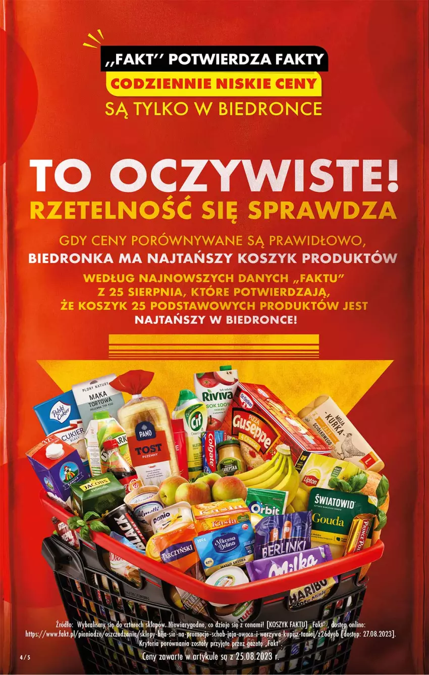 Gazetka promocyjna Biedronka - Od czwartku - ważna 07.09 do 13.09.2023 - strona 4 - produkty: Dron, Fa, Kosz, Por