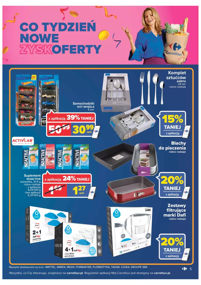 Gazetka promocyjna Carrefour - Gazetka Carrefour Zyskoteka - ważna 05.07 do 16.07.2022 - strona 5 - produkty: Chodzik, Fa, Hot Wheels, Mattel, Piec, Samochodziki