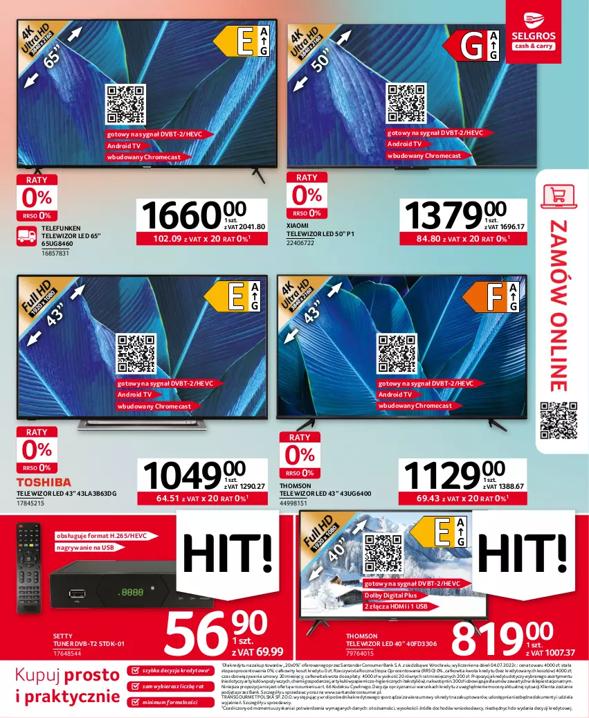 Gazetka promocyjna Selgros - Oferta przemysłowa - ważna 19.01 do 01.02.2023 - strona 5 - produkty: Android TV, Gry, Kosz, Papier, Por, Sok, Sprzedawcy, Telewizor, Thomson, Top, Tran