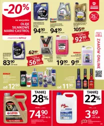 Gazetka promocyjna Selgros - Oferta przemysłowa - Gazetka - ważna od 10.08 do 10.08.2022 - strona 31 - produkty: STP, Olej silnikowy, Castrol, Sonax, Płyn do spryskiwaczy, Woda, Olej, Mobil, Płyn do chłodnic