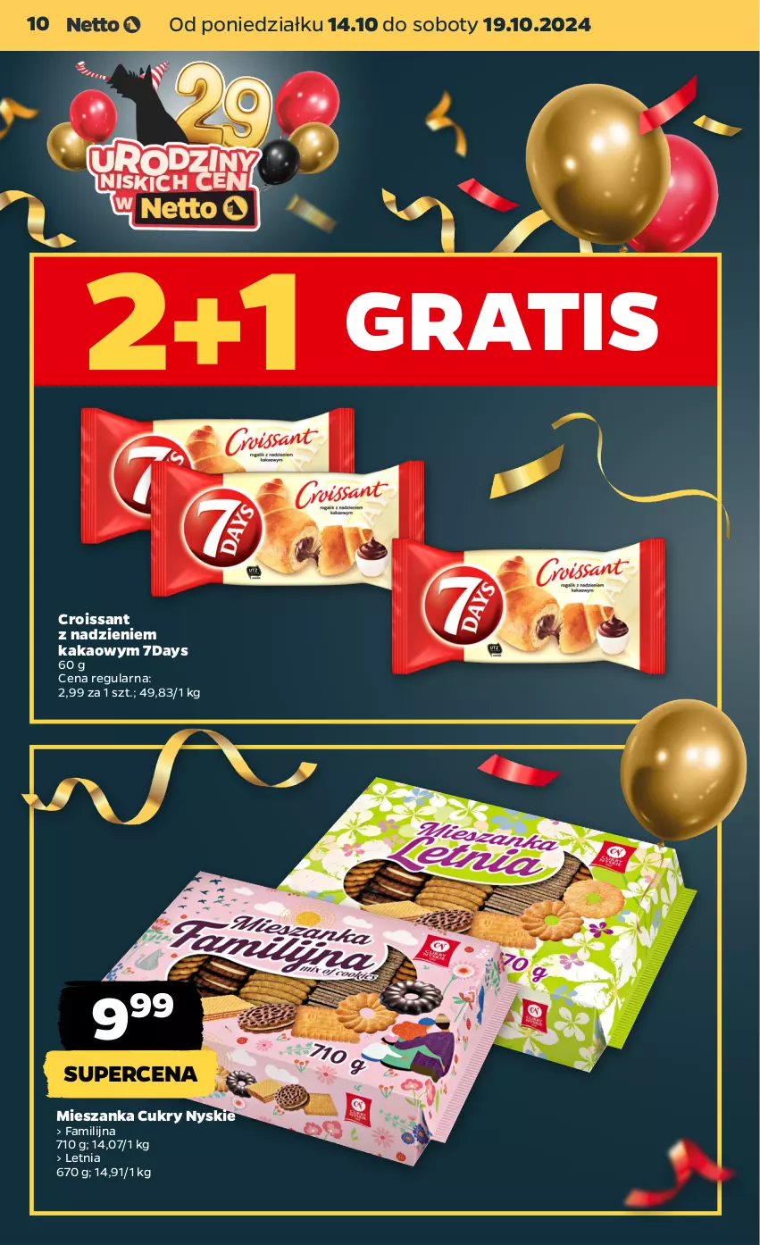 Gazetka promocyjna Netto - Artykuły spożywcze - ważna 14.10 do 19.10.2024 - strona 10 - produkty: Croissant, Fa, Gra, Kakao